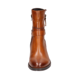 Leder Stiefeletten cognac