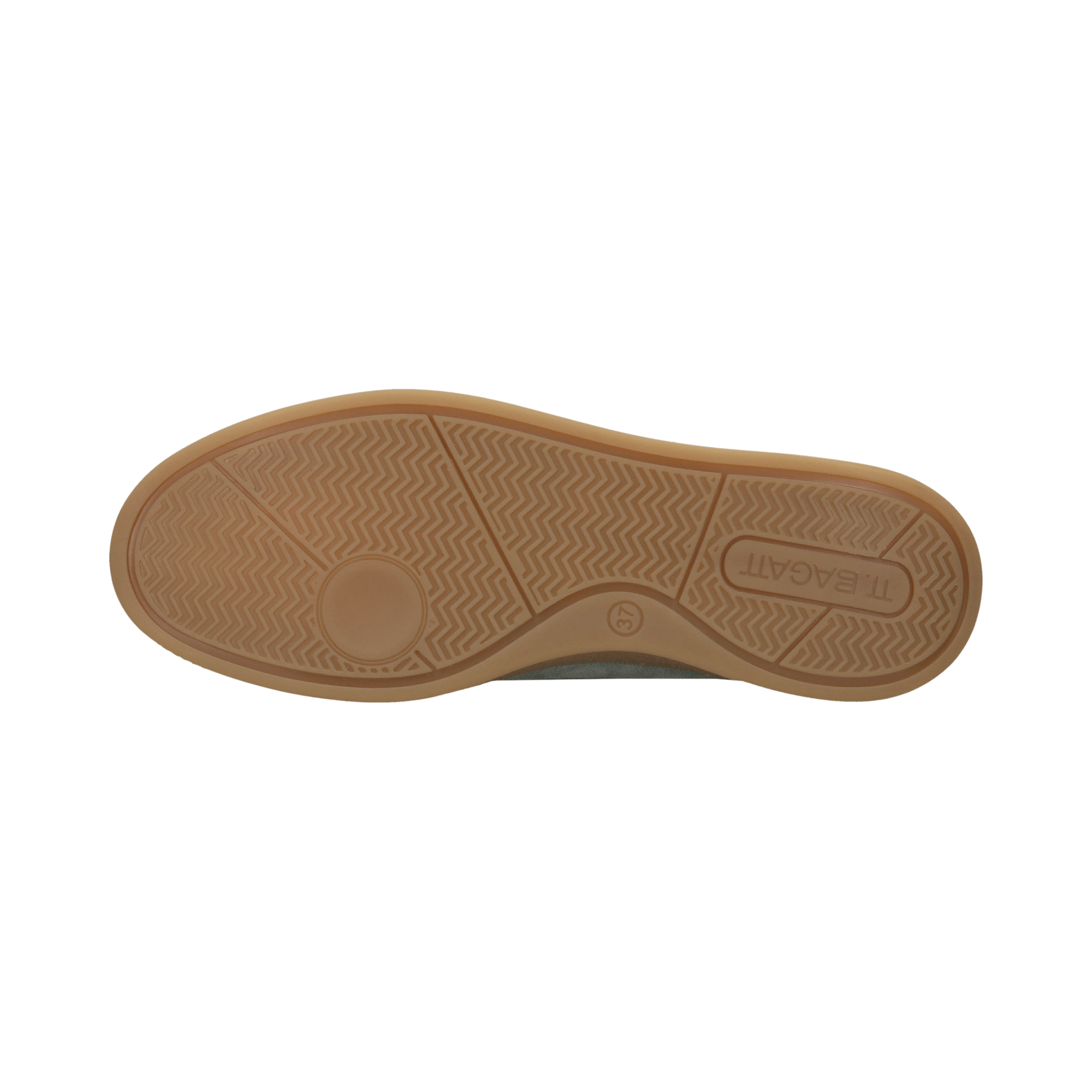 Leder Slip on hellgrün