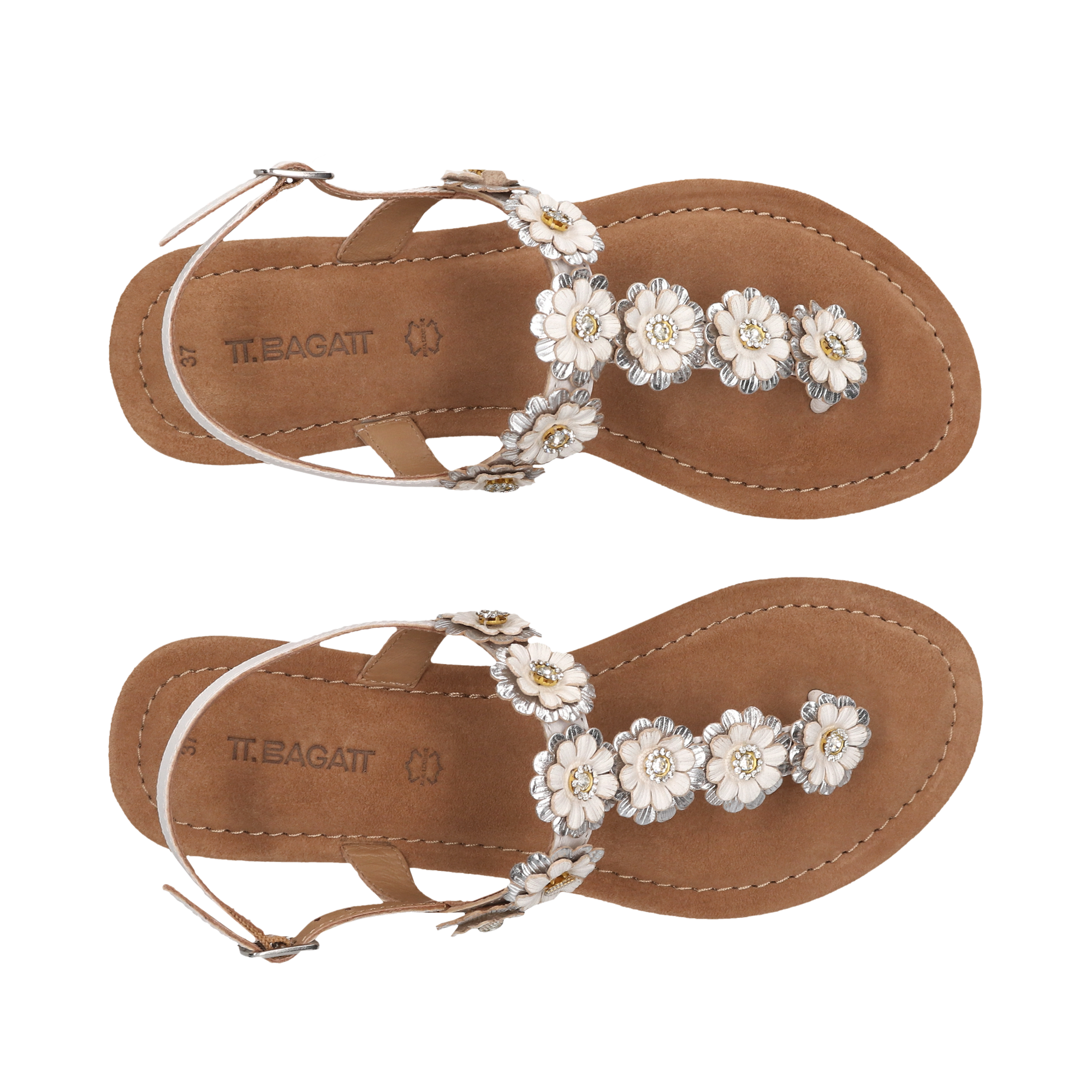 Leather Sandal white