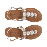 Leather Sandal white