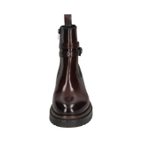 Leather Ankle Boots bordo