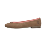 Leder Ballerina hellbraun