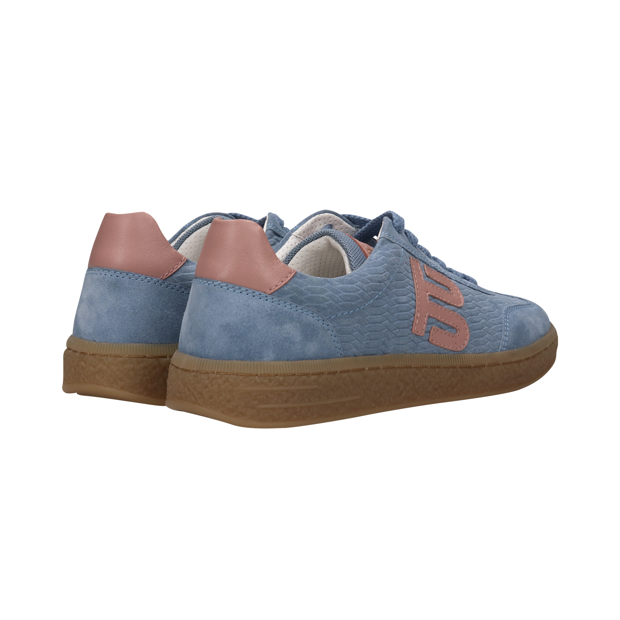 Leder Sneaker hellblau
