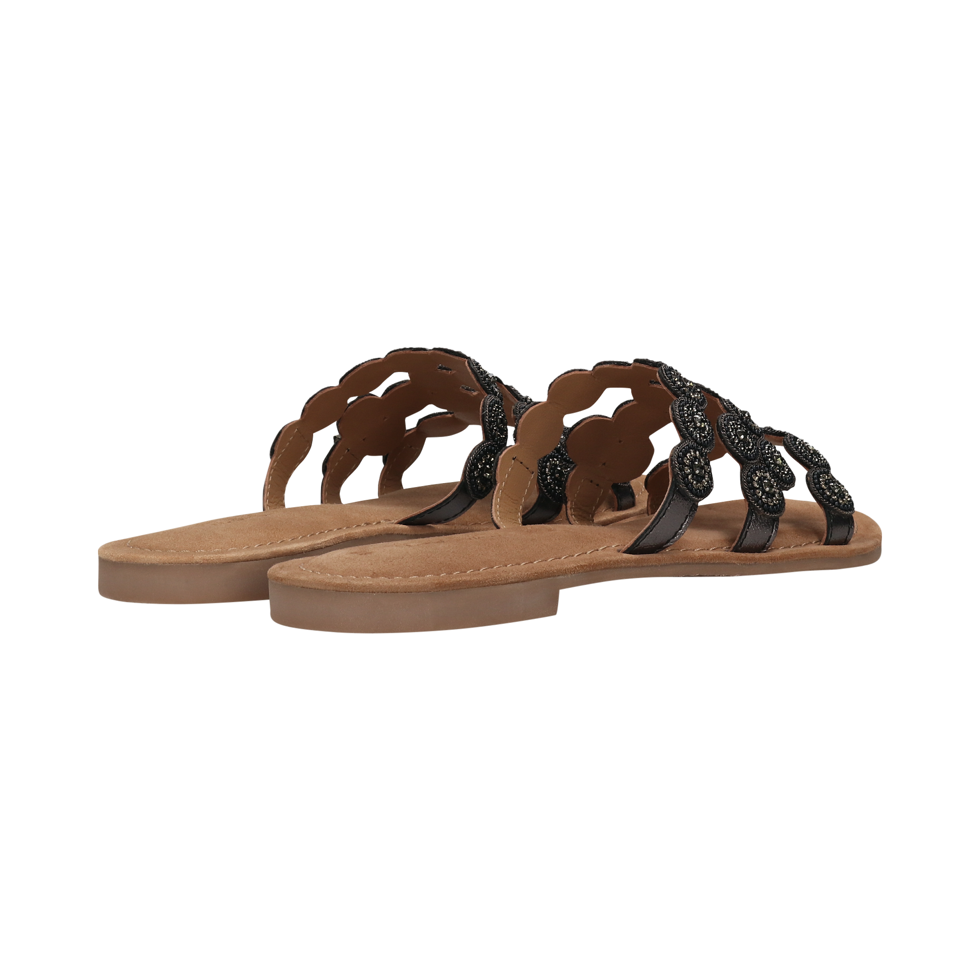 Leather Mules black