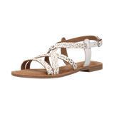 Leder Sandale weiß