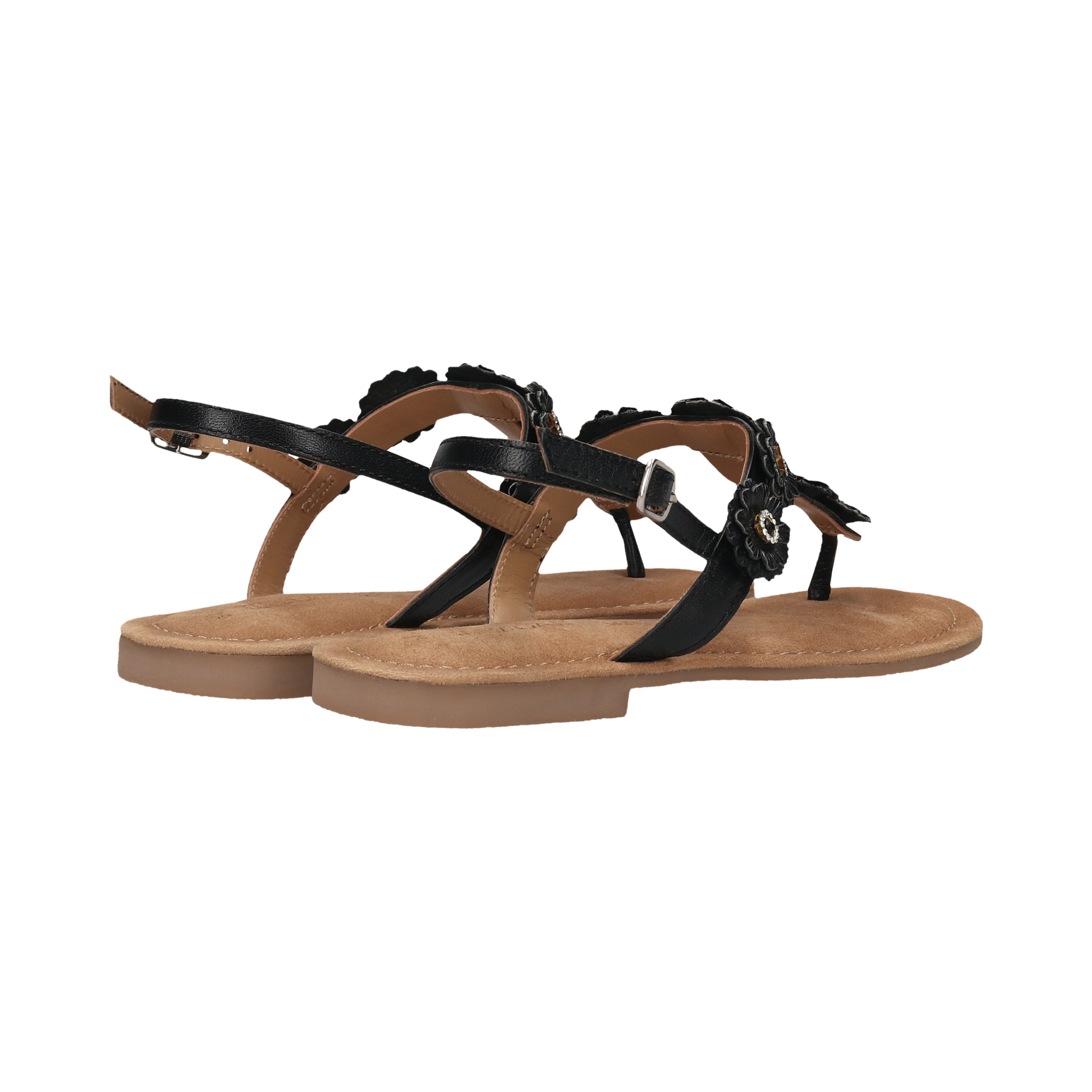 Leather Sandal black