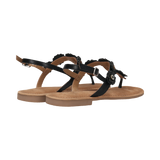 Leather Sandal black