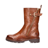 Leder Stiefel cognac