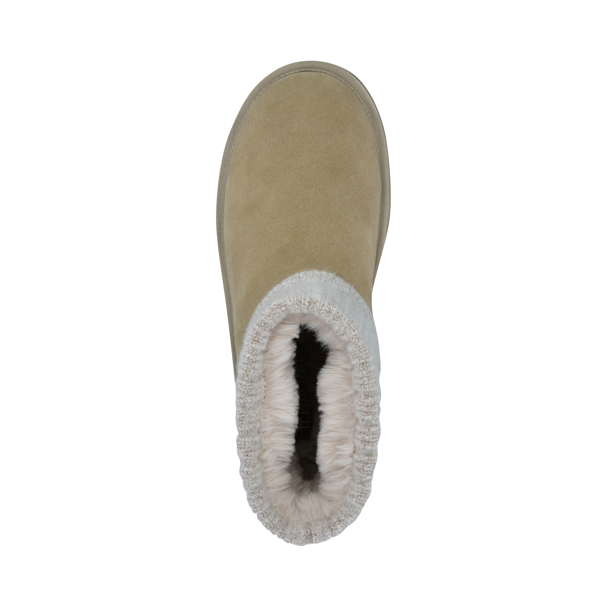 Leather Ankle Boots beige