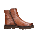 Leder Stiefel cognac