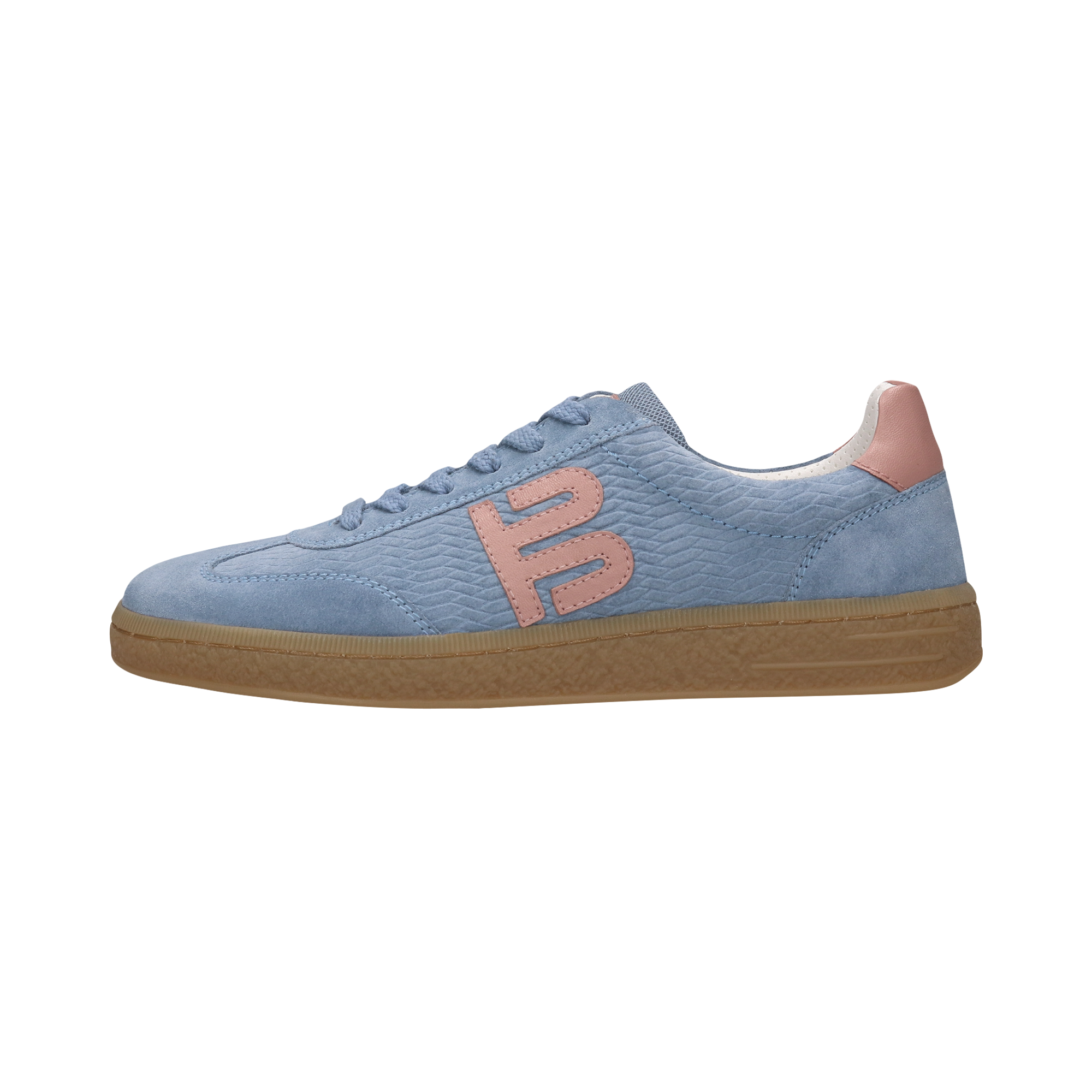 Leder Sneaker hellblau