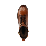 Leather Lace-up Boots cognac