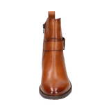 Leder Stiefeletten cognac