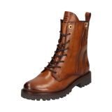 Leather Lace-up Boots cognac