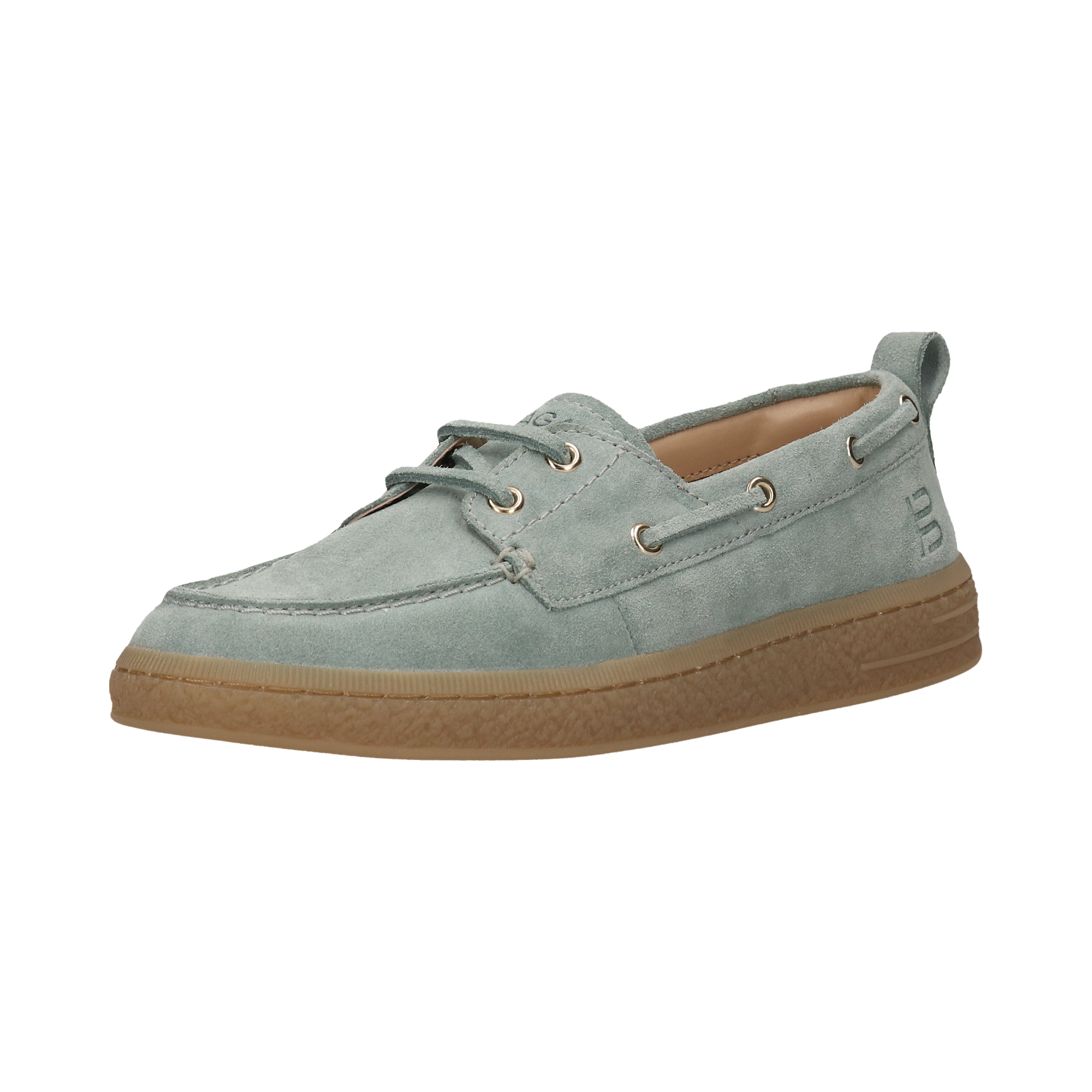Leder Slip on hellgrün