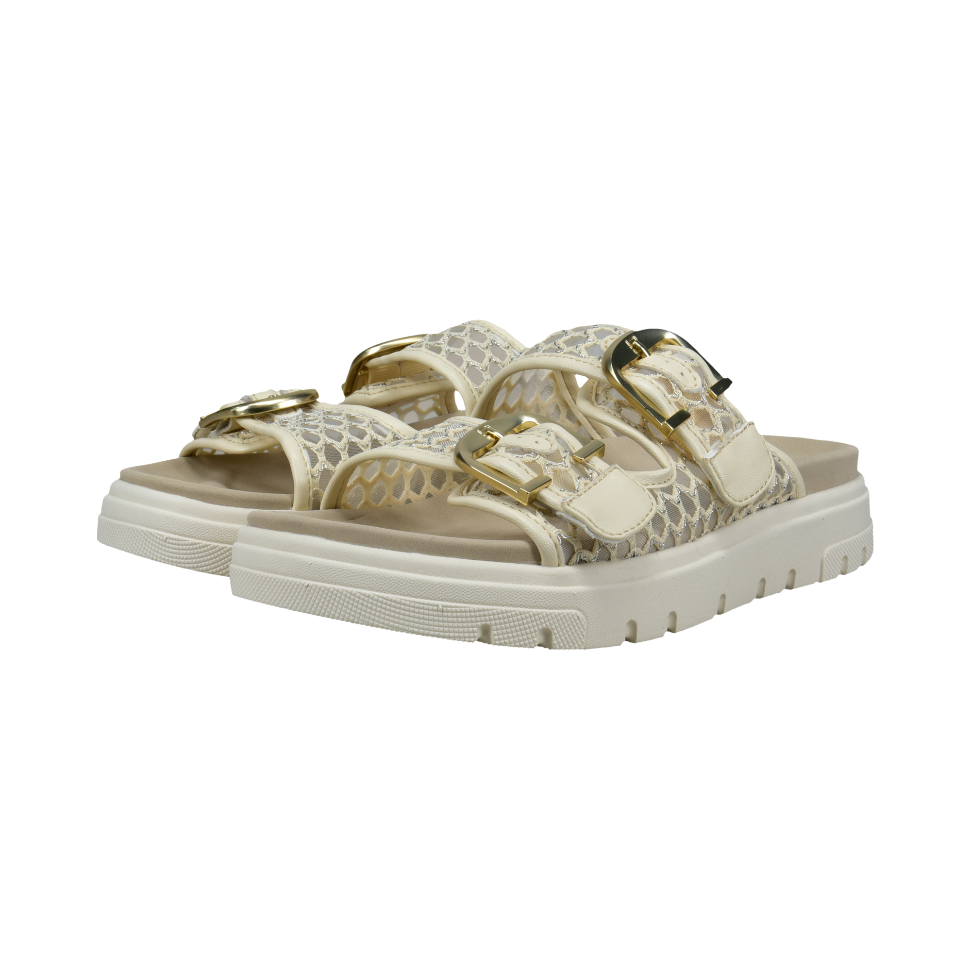 Pantoletten beige