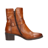 Leder Stiefeletten cognac