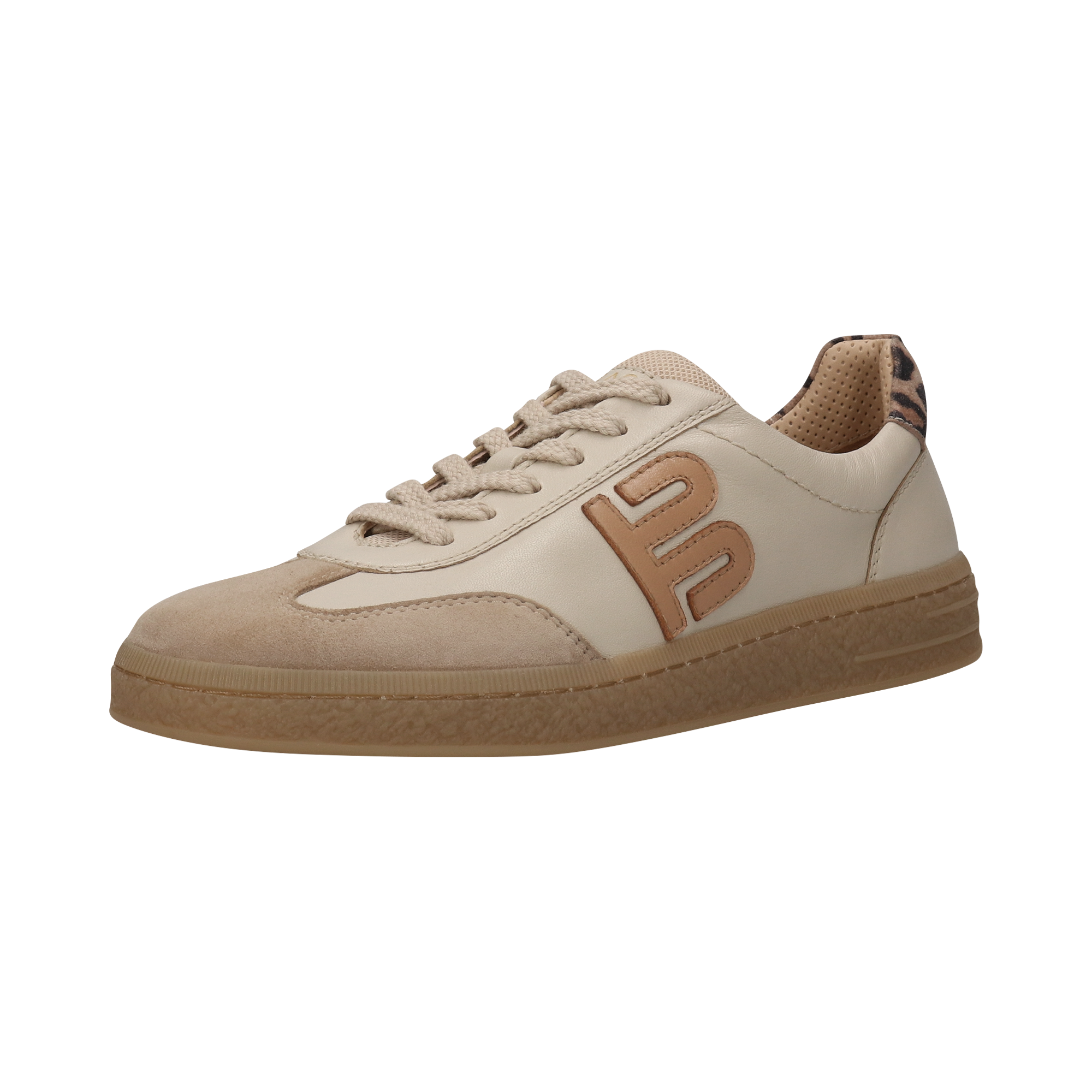 Leder Sneaker beige