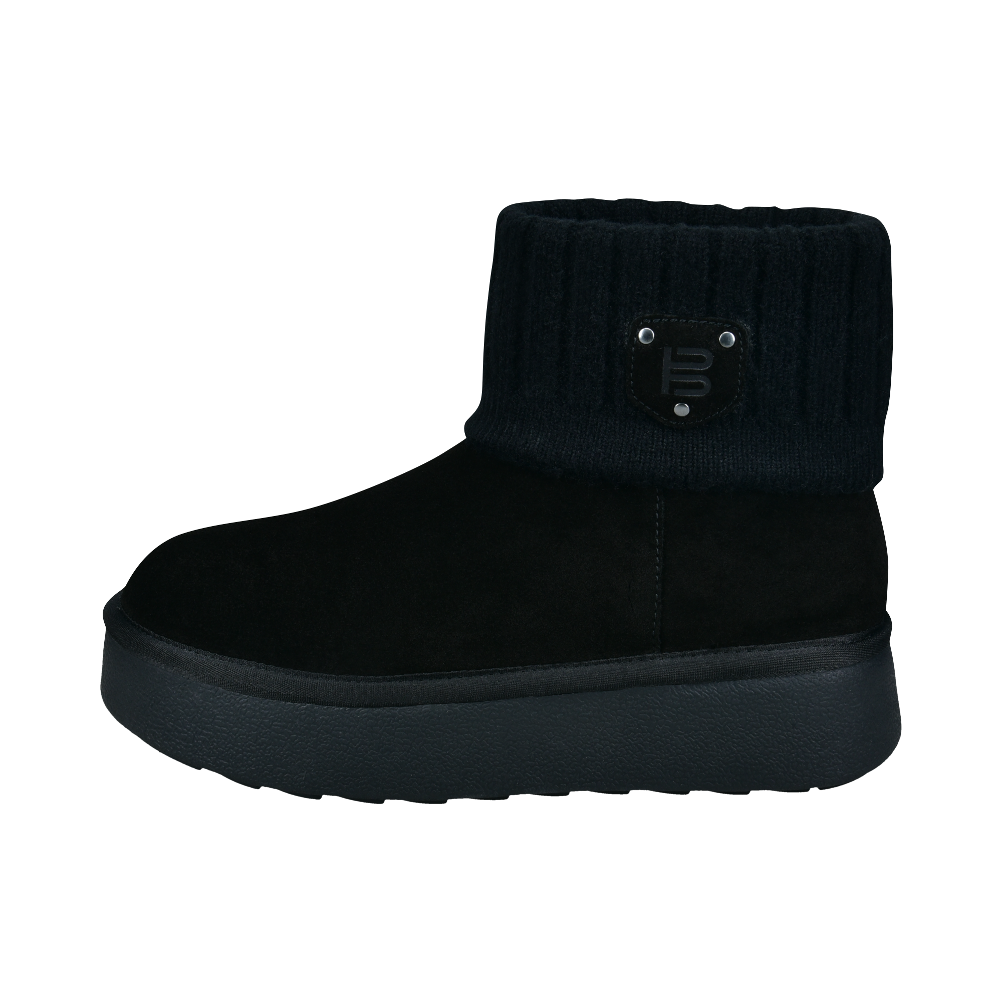 Leather Ankle Boots black