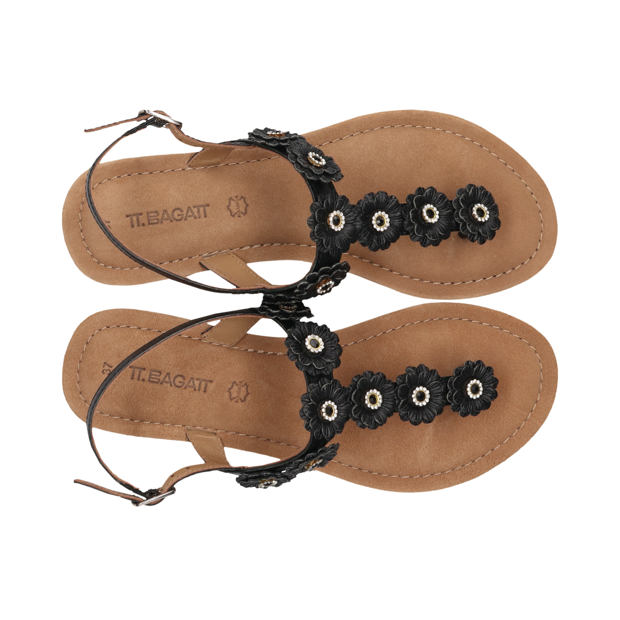 Leather Sandal black