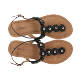 Leather Sandal black