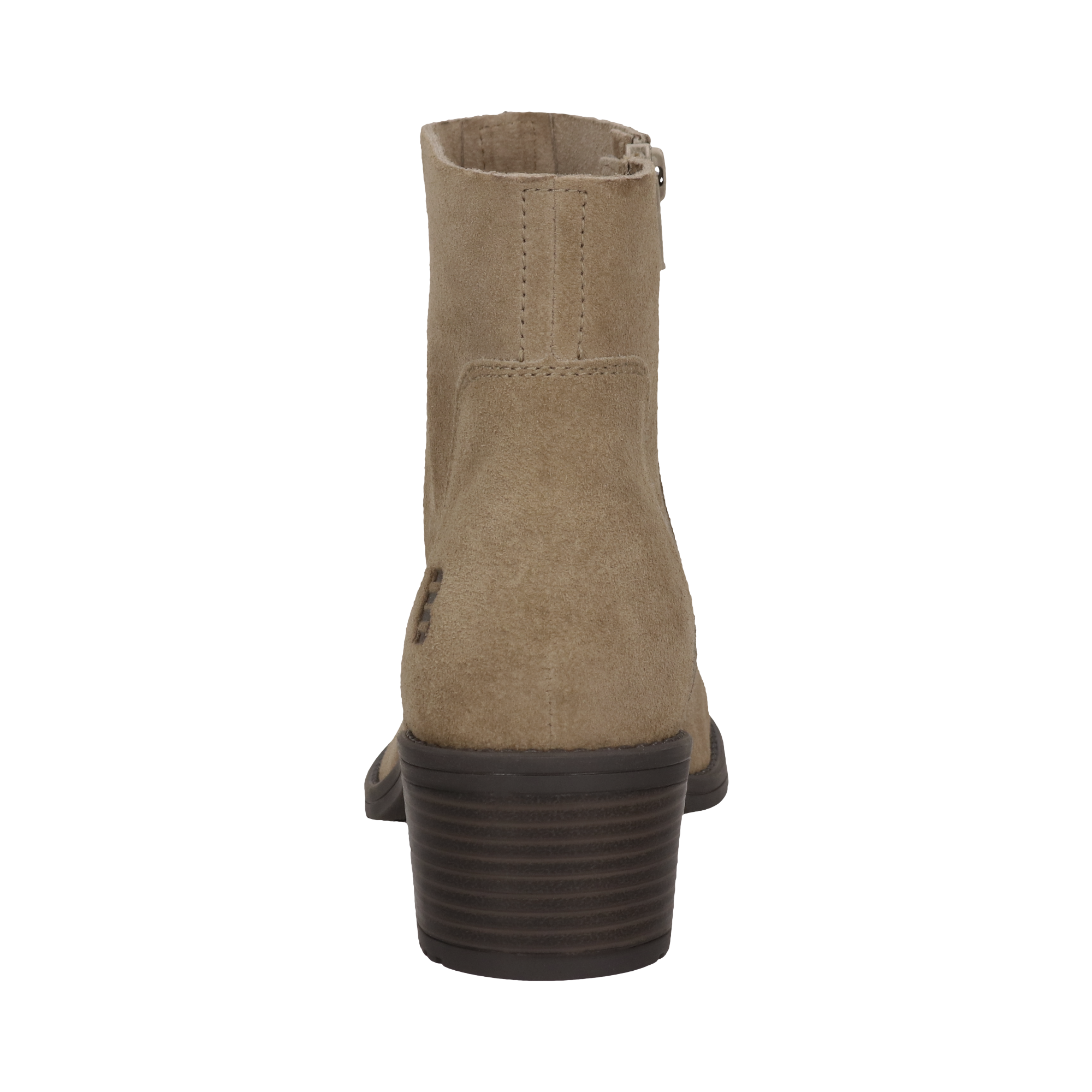 Leder Stiefeletten beige