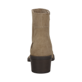 Leder Stiefeletten beige