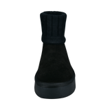 Leather Ankle Boots black