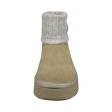 Leather Ankle Boots beige