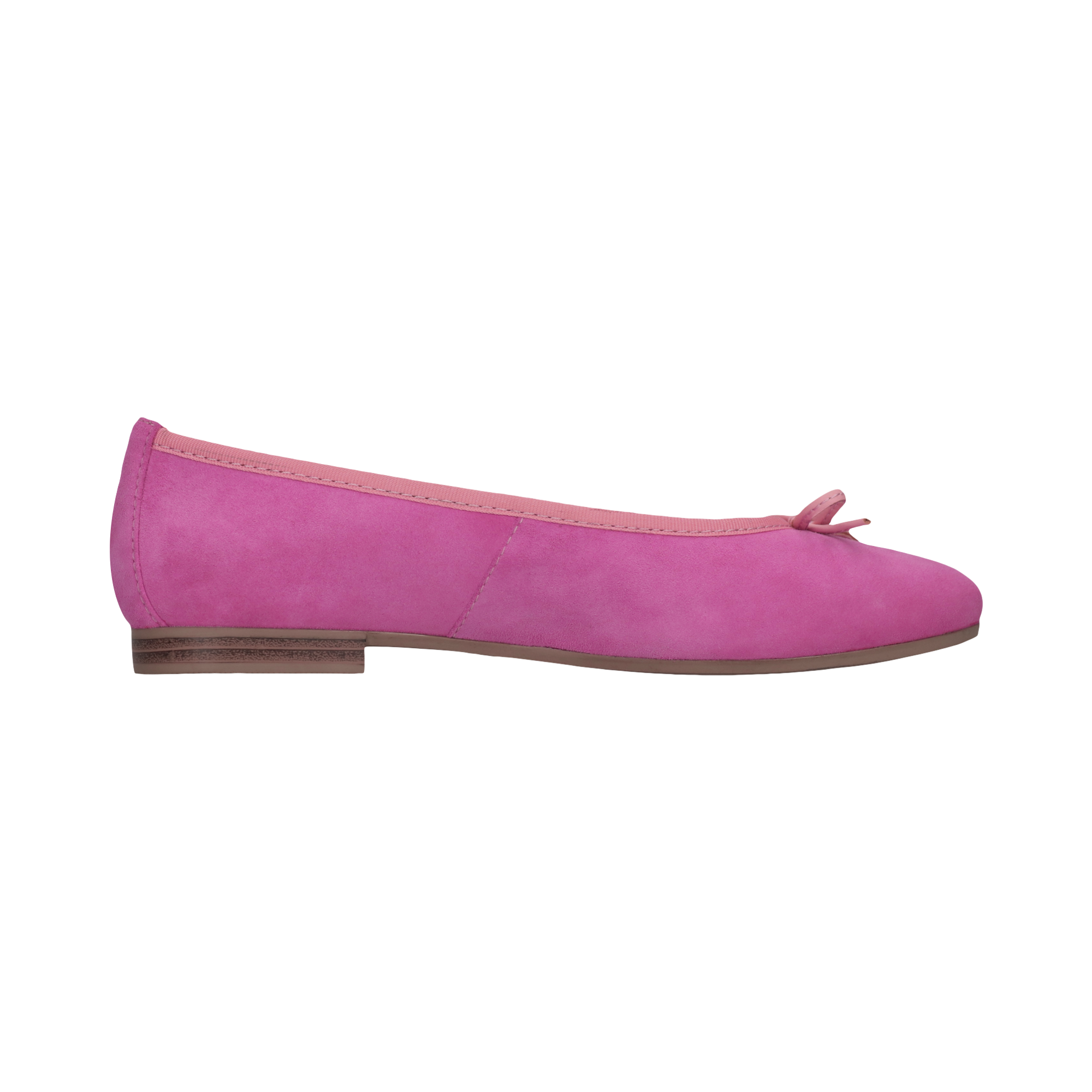 Leather Ballerina pink