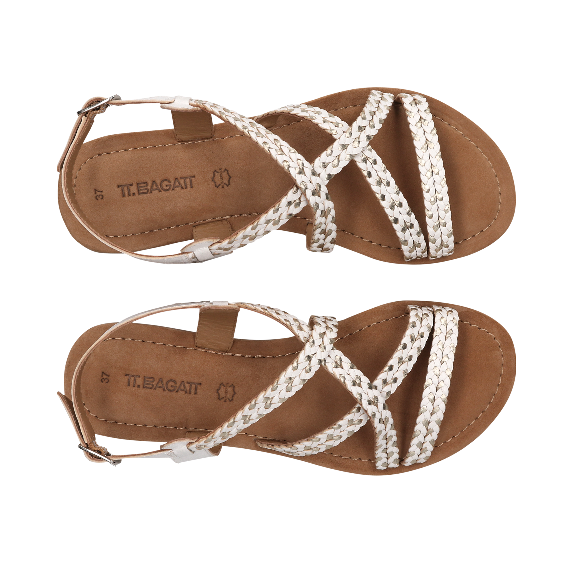 Leather Sandal white