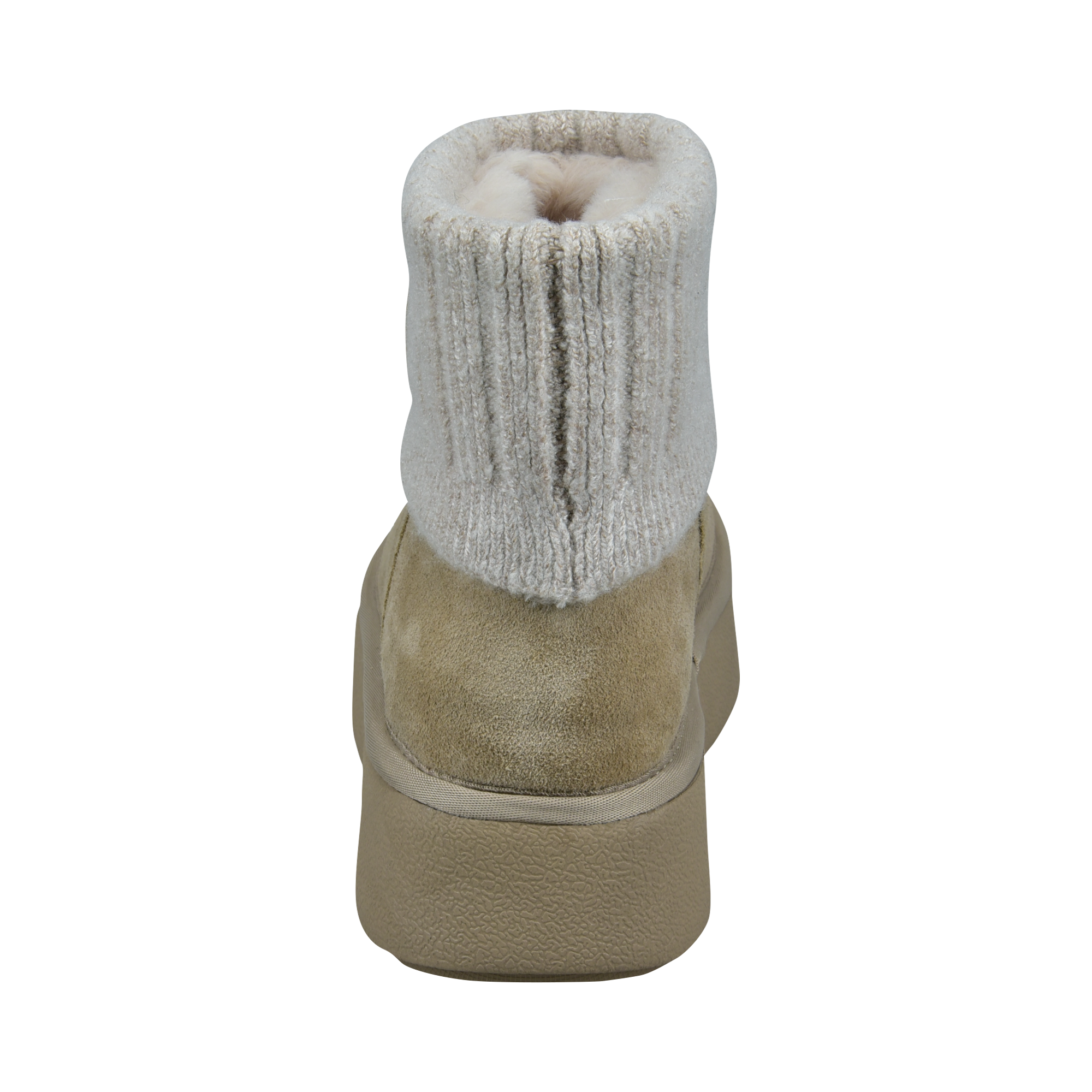 Leather Ankle Boots beige