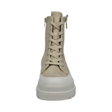 Schnürstiefel beige