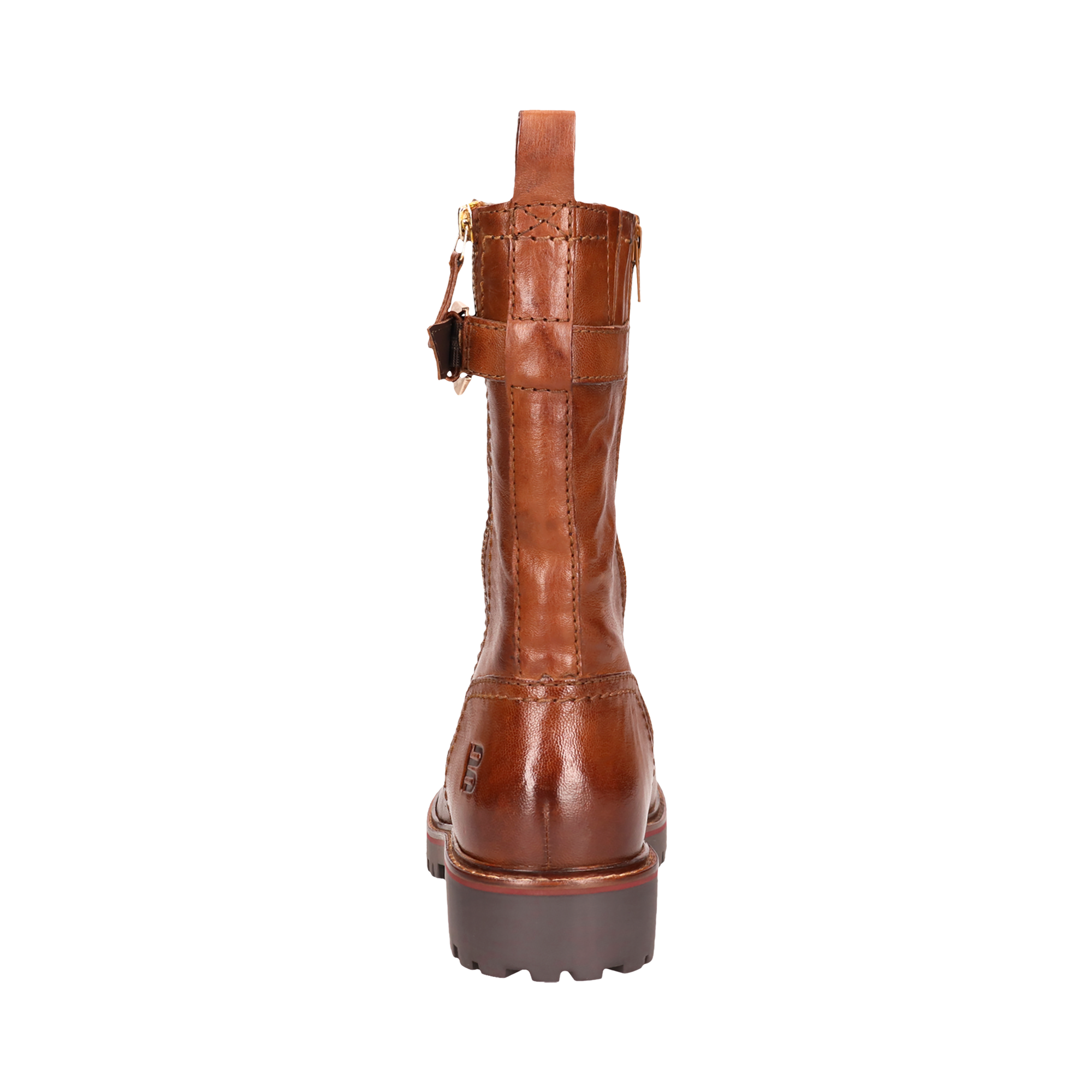 Leder Stiefel cognac