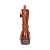 Leder Stiefel cognac