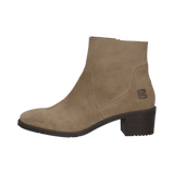 Leder Stiefeletten beige