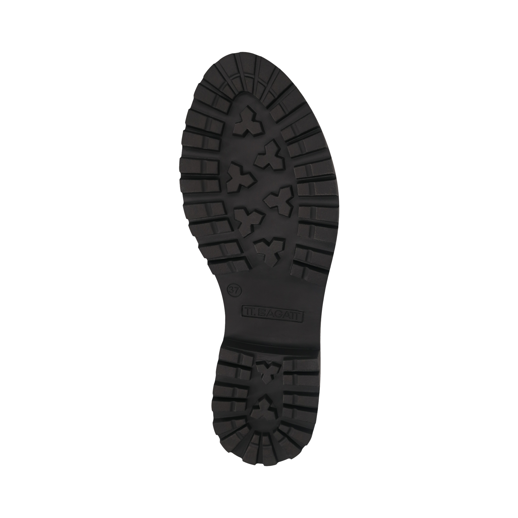 Leather Lace-up Boots black