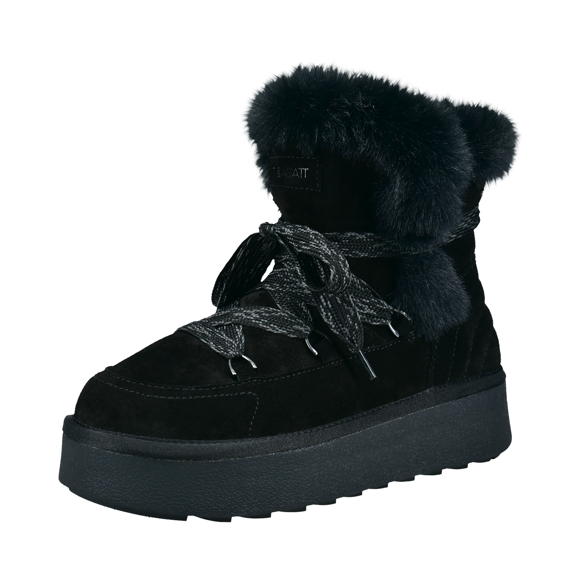 Leather Ankle Boots black