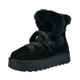 Leather Ankle Boots black