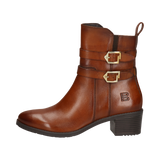Leather Ankle Boots cognac