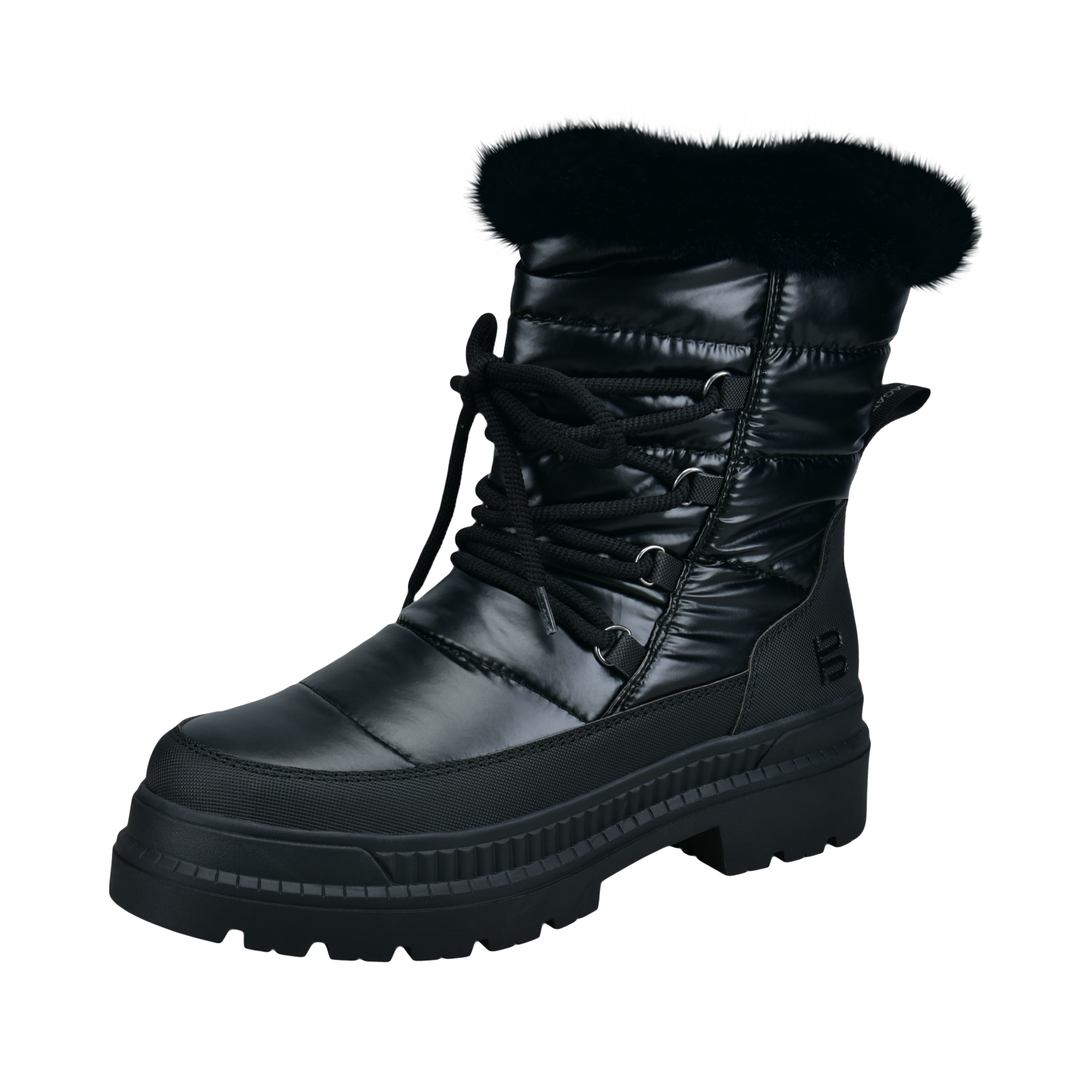 Lace-up Boots black