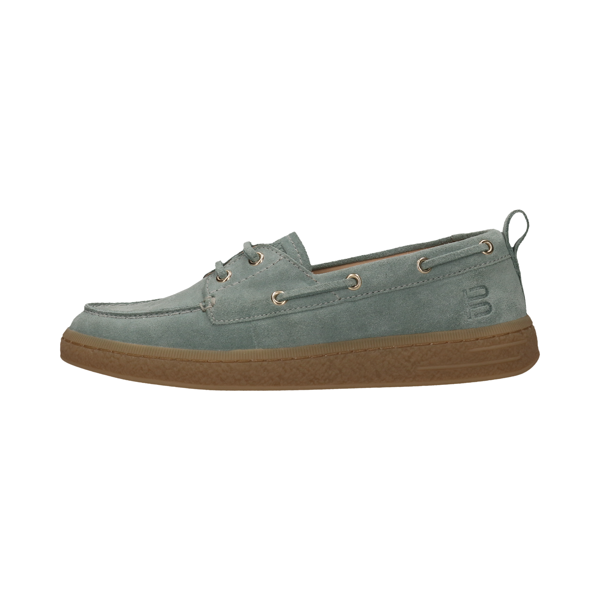 Leder Slip on hellgrün