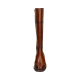 Leather Knee Boot cognac