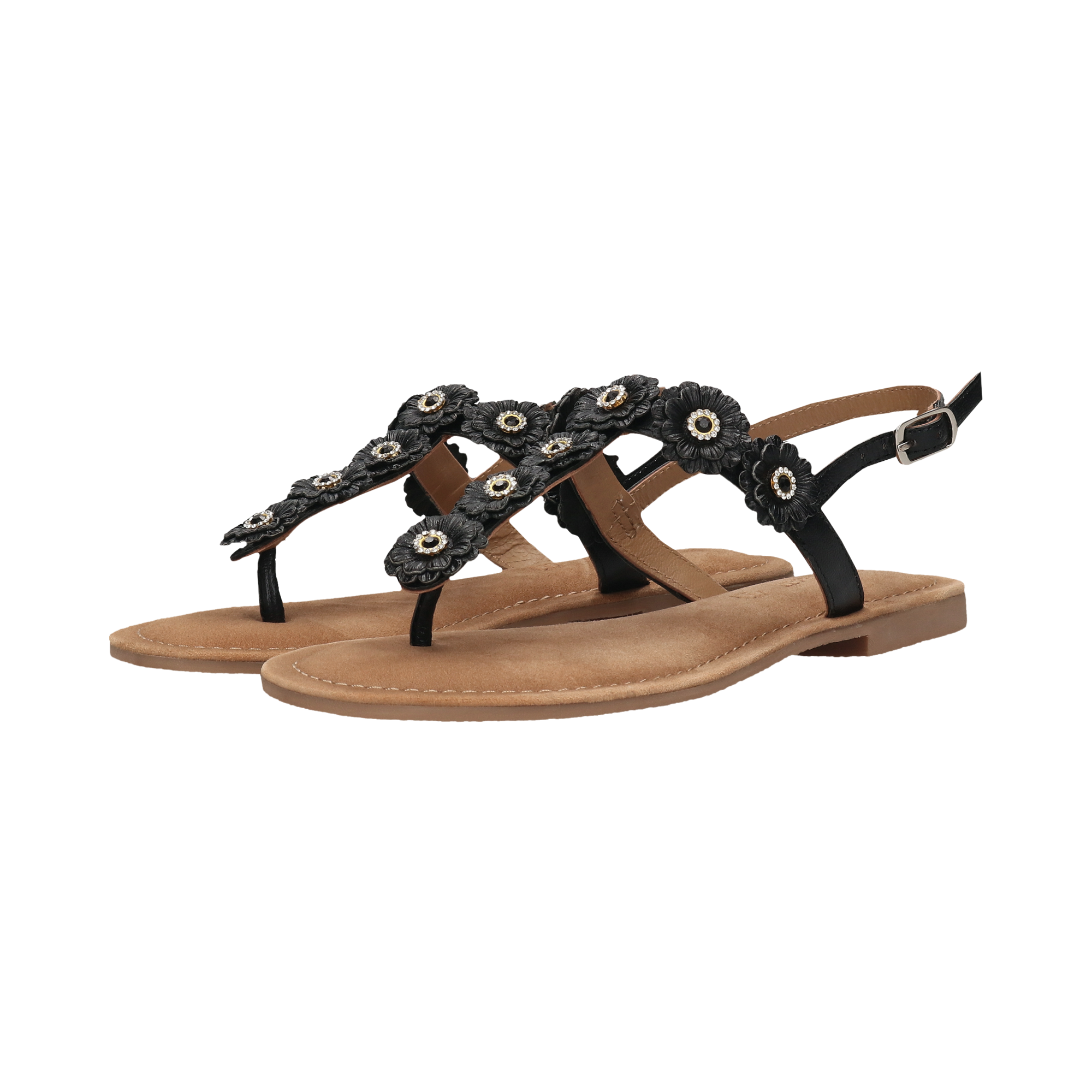 Leather Sandal black