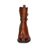 Leather Ankle Boots cognac