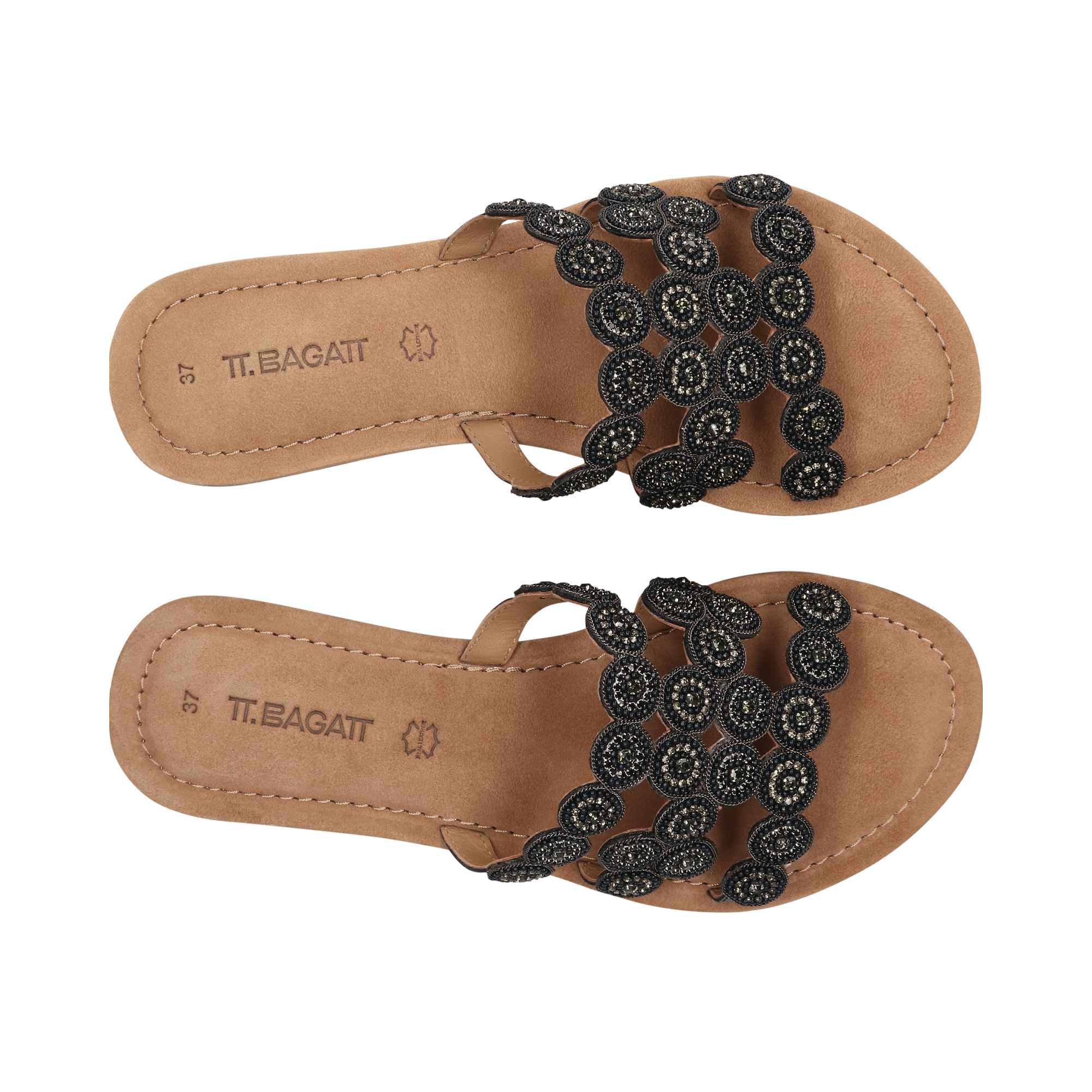 Leather Mules black