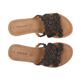 Leather Mules black