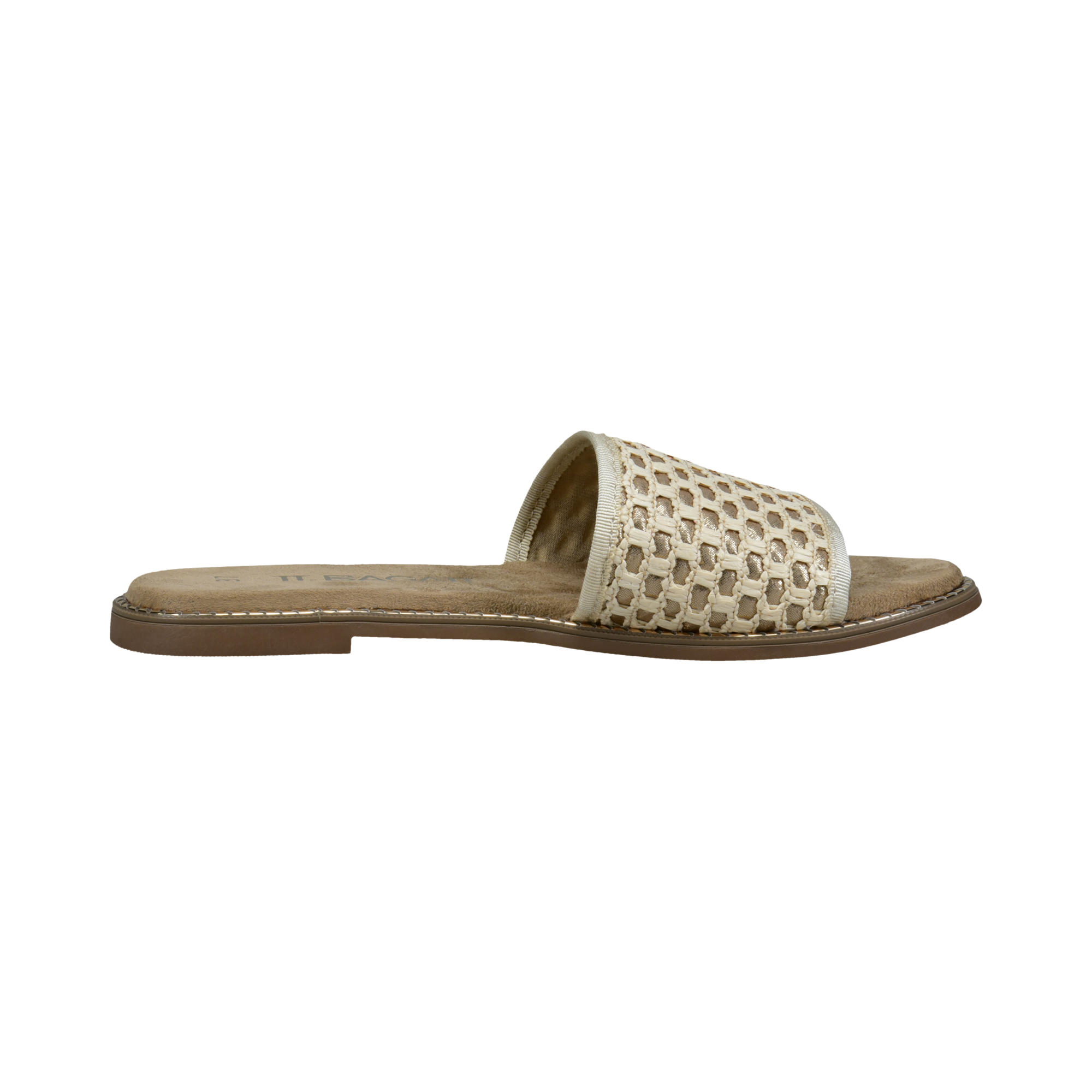 Pantoletten beige