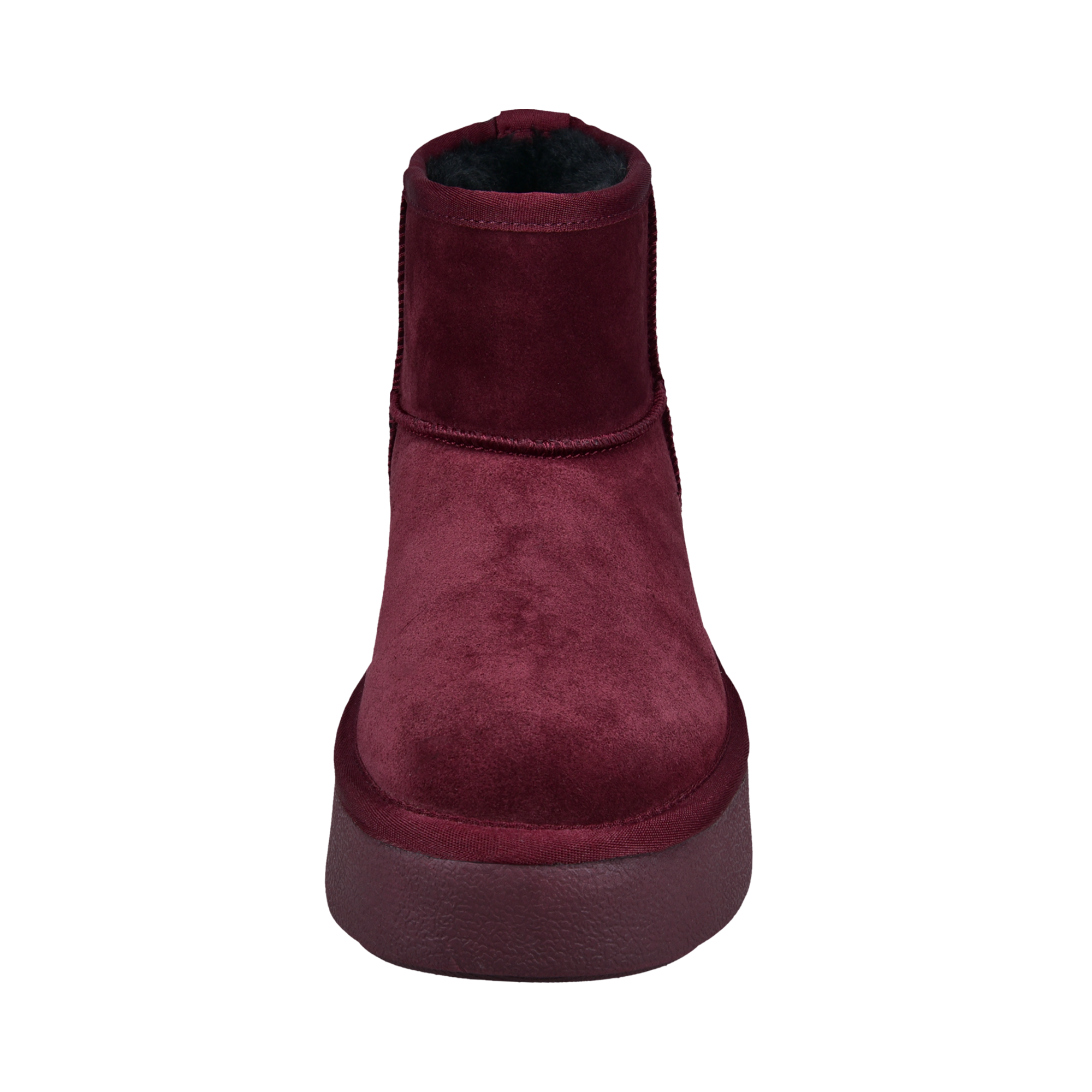 Leather Ankle Boots bordeaux