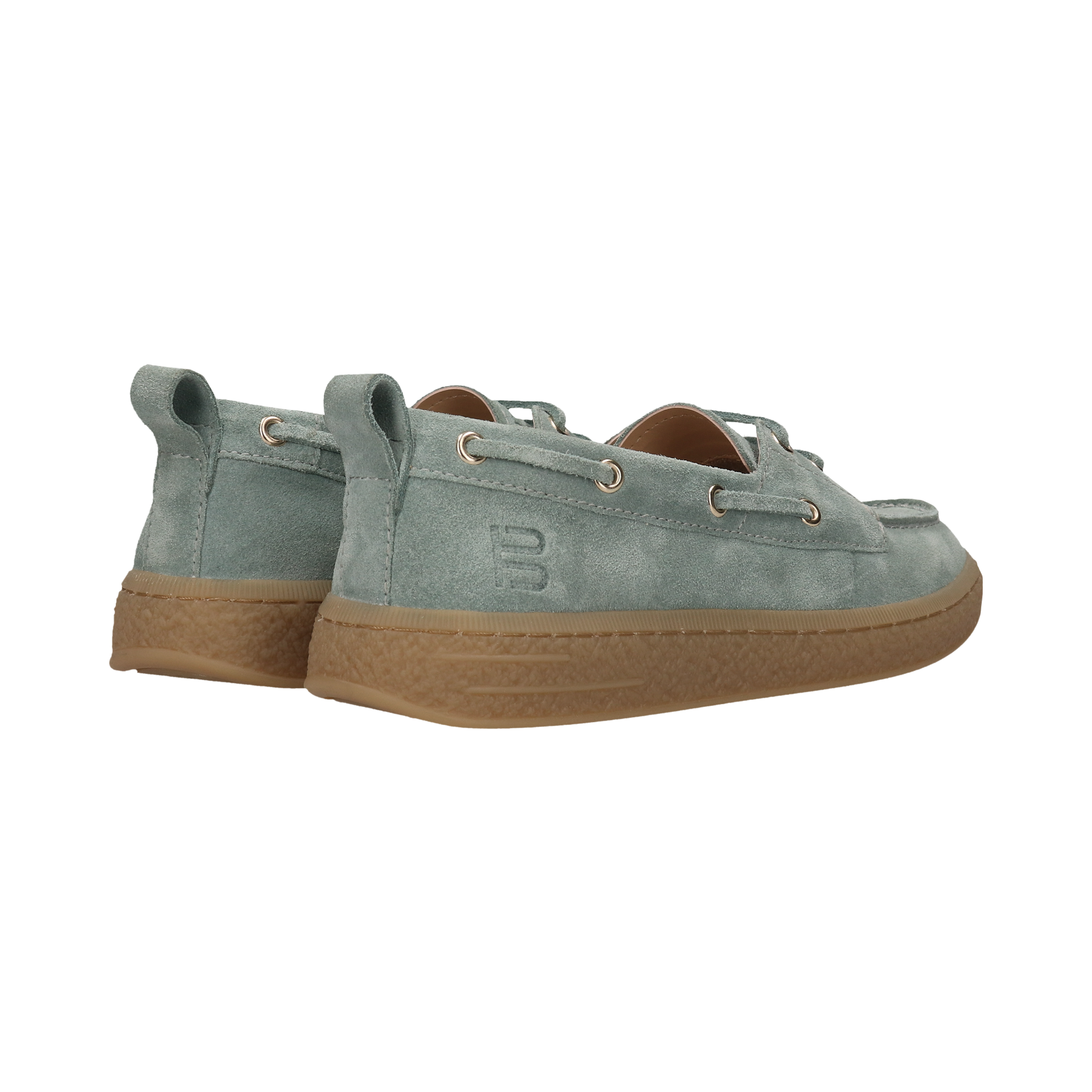 Leder Slip on hellgrün